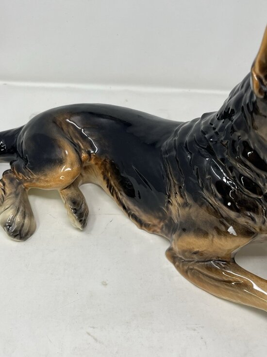 Vtg MINT Goebel W.Germany Porcelain German Shepherd Large 17 X 8.5 30027-35 - Picture 4 of 13
